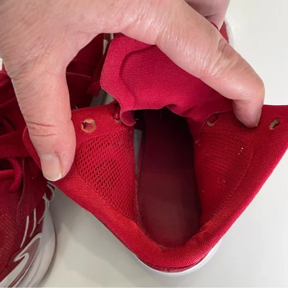 Nike Men's Red Basketball Shoes Size 7.5 - Picture 8 of 13